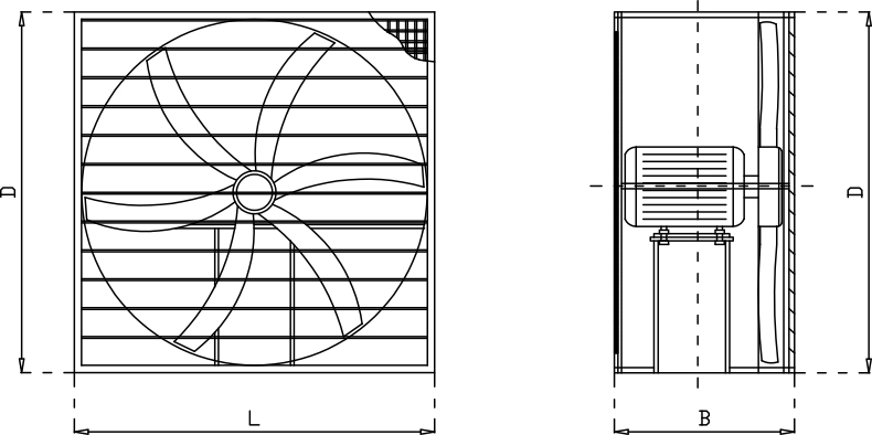 黑龙江玻璃钢方形风机安装尺寸